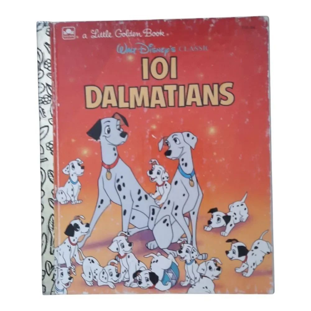 Disney 101 Dalmatians Little Golden Book - Red Cover